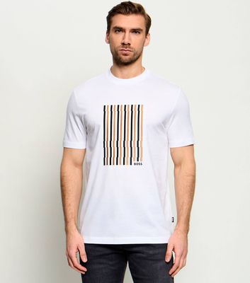 T-shirt męski młodzieżowy BOSS BLACK ze sklepu: Gomez Fashion Store w kategorii: T-shirty męskie - zdjęcie 874714-BD9-10338_BB262M000226100