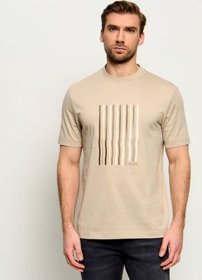 T-shirt męski młodzieżowy BOSS BLACK ze sklepu: Gomez Fashion Store w kategorii: T-shirty męskie - zdjęcie 874714-BD9-10338_BB262M000226286