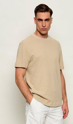 T-shirt męski na wiosnę BOSS BLACK ze sklepu: Gomez Fashion Store w kategorii: T-shirty męskie - zdjęcie 874714-BD9-10338_BB262M000228286