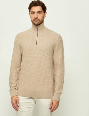 Sweter męski BOSS BLACK ze sklepu: Gomez Fashion Store w kategorii: Swetry męskie - zdjęcie 874714-BD9-10338_BB262M000229286