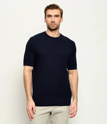 Sweter męski BOSS BLACK ze sklepu: Gomez Fashion Store w kategorii: Swetry męskie - zdjęcie 874714-BD9-10338_BB262M000231404