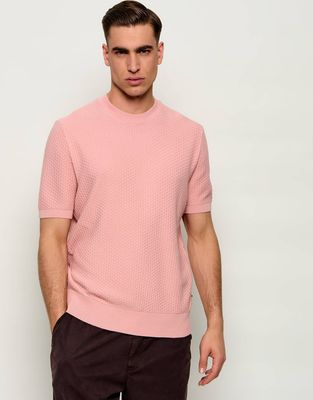Sweter męski casual BOSS BLACK ze sklepu: Gomez Fashion Store w kategorii: Swetry męskie - zdjęcie 874714-BD9-10338_BB262M000231686