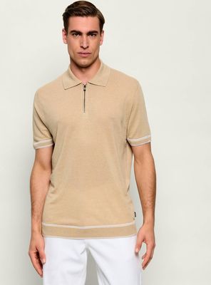 T-shirt męski na lato BOSS BLACK ze sklepu: Gomez Fashion Store w kategorii: T-shirty męskie - zdjęcie 874714-BD9-10338_BB262M000232286