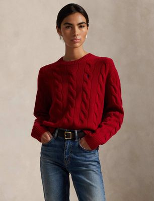 Polo Ralph Lauren - Sweter damski zimowy casualowy ze sklepu: Gomez Fashion Store w kategorii: Swetry damskie - zdjęcie 874714-BD9-10338_PR255W000060ESP