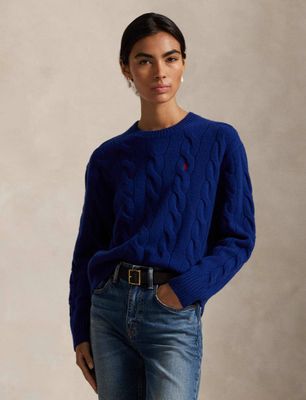 Sweter damski na zimę Polo Ralph Lauren ze sklepu: Gomez Fashion Store w kategorii: Swetry damskie - zdjęcie 874714-BD9-10338_PR255W000060ESR