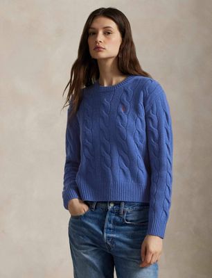 Sweter damski casual Polo Ralph Lauren ze sklepu: Gomez Fashion Store w kategorii: Swetry damskie - zdjęcie 874714-BD9-10338_PR255W000060ESS