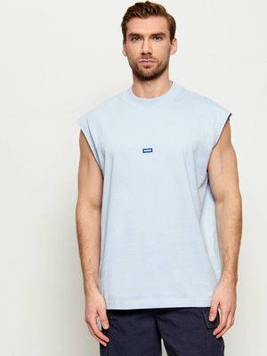 T-shirt męski na lato Hugo Blue ze sklepu: Gomez Fashion Store w kategorii: T-shirty męskie - zdjęcie 874714-BD9-10338_BJ262M000022460