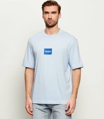 T-shirt męski na wiosnę Hugo Blue ze sklepu: Gomez Fashion Store w kategorii: T-shirty męskie - zdjęcie 874714-BD9-10338_BJ262M000035460