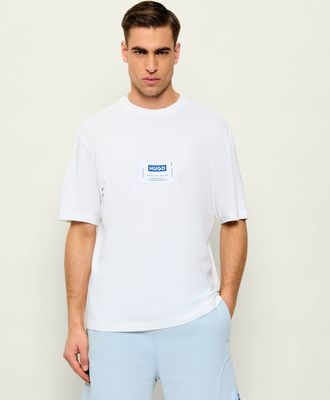 Hugo Blue - T-shirt męski na lato ze sklepu: Gomez Fashion Store w kategorii: T-shirty męskie - zdjęcie 874714-BD9-10338_BJ262M000037100