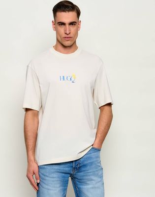 T-shirt męski wiosenny Hugo Blue ze sklepu: Gomez Fashion Store w kategorii: T-shirty męskie - zdjęcie 874714-BD9-10338_BJ262M000046121
