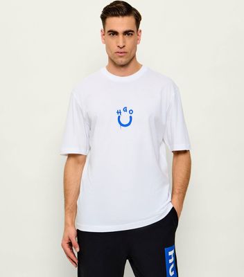 T-shirt męski wiosenny Hugo Blue ze sklepu: Gomez Fashion Store w kategorii: T-shirty męskie - zdjęcie 874714-BD9-10338_BJ262M000047100