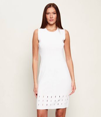 Sukienka dopasowana na wiosnę Marc Cain ze sklepu: Gomez Fashion Store w kategorii: Sukienki - zdjęcie 874714-BD9-10338_CR262W000009100