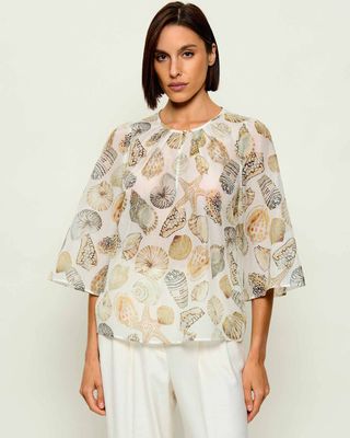 Bluzka damska Marc Cain ze sklepu: Gomez Fashion Store w kategorii: Bluzki damskie - zdjęcie 874714-BD9-10338_CR262W000037110
