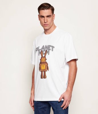 T-shirt męski MCM ze sklepu: Gomez Fashion Store w kategorii: T-shirty męskie - zdjęcie 874714-BD9-10338_M1262M000011000