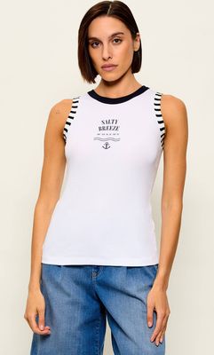 Marc Cain - Bluzka damska ze sklepu: Gomez Fashion Store w kategorii: Bluzki damskie - zdjęcie 874714-BD9-10338_CR262W000069100