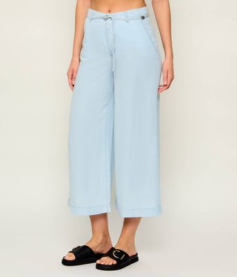 Spodnie damskie na lato Marc Cain ze sklepu: Gomez Fashion Store w kategorii: Spodnie damskie - zdjęcie 874714-BD9-10338_CR262W000089351