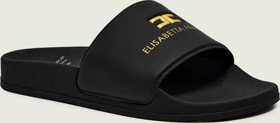 Klapki damskie na lato Elisabetta Franchi ze sklepu: Gomez Fashion Store w kategorii: Klapki damskie