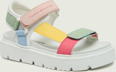 Sandały dziecięce na rzepy na lato Tommy Hilfiger ze sklepu: Gomez Fashion Store w kategorii: Sandały dziecięce