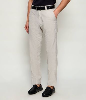 Spodnie męskie casual na wiosnę BOSS ORANGE ze sklepu: Gomez Fashion Store w kategorii: Spodnie męskie - zdjęcie 874714-BD9-10338_BO262M000023070