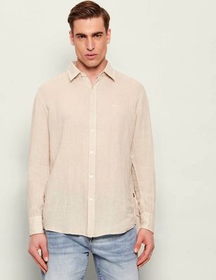Koszula męska na lato BOSS ORANGE ze sklepu: Gomez Fashion Store w kategorii: Koszule męskie - zdjęcie 874714-BD9-10338_BO262M000037271