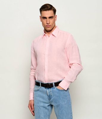 BOSS ORANGE - Koszula męska na lato ze sklepu: Gomez Fashion Store w kategorii: Koszule męskie - zdjęcie 874714-BD9-10338_BO262M000037682