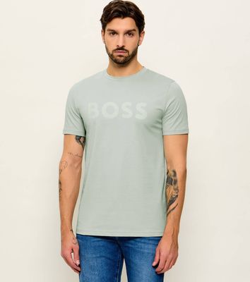 T-shirt męski młodzieżowy BOSS ORANGE ze sklepu: Gomez Fashion Store w kategorii: T-shirty męskie - zdjęcie 874714-BD9-10338_BO262M000055447