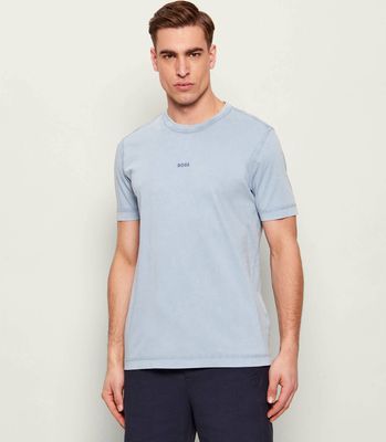 BOSS ORANGE - T-shirt męski na wiosnę casual ze sklepu: Gomez Fashion Store w kategorii: T-shirty męskie - zdjęcie 874714-BD9-10338_BO262M000056458