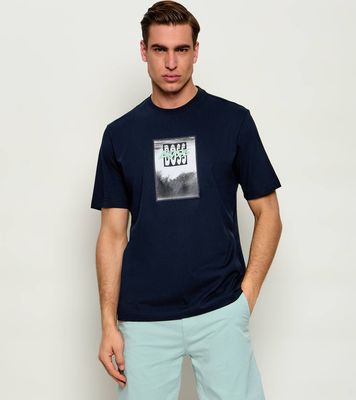 T-shirt męski BOSS ORANGE ze sklepu: Gomez Fashion Store w kategorii: T-shirty męskie - zdjęcie 874714-BD9-10338_BO262M000074404