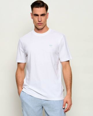 T-shirt męski letni na wiosnę BOSS ORANGE ze sklepu: Gomez Fashion Store w kategorii: T-shirty męskie - zdjęcie 874714-BD9-10338_BO262M000076100