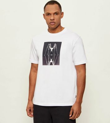 T-shirt męski na lato BOSS ORANGE ze sklepu: Gomez Fashion Store w kategorii: T-shirty męskie - zdjęcie 874714-BD9-10338_BO262M000078100