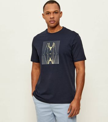 T-shirt męski w stylu młodzieżowym na lato BOSS ORANGE ze sklepu: Gomez Fashion Store w kategorii: T-shirty męskie - zdjęcie 874714-BD9-10338_BO262M000078404