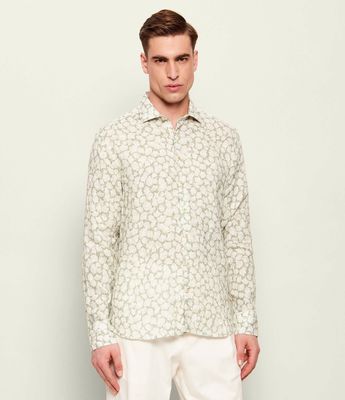 Koszula męska casual z klasycznym kołnierzykiem Stenströms ze sklepu: Gomez Fashion Store w kategorii: Koszule męskie - zdjęcie 874714-BD9-10338_SN262M000007411