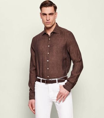 Koszula męska z klasycznym kołnierzykiem Stenströms ze sklepu: Gomez Fashion Store w kategorii: Koszule męskie - zdjęcie 874714-BD9-10338_SN262M000008280