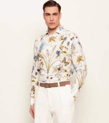 Koszula męska letnia Stenströms ze sklepu: Gomez Fashion Store w kategorii: Koszule męskie - zdjęcie 874714-BD9-10338_SN262M000011004
