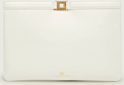 Kopertówka elegancka Elisabetta Franchi ze sklepu: Gomez Fashion Store w kategorii: Kopertówki - zdjęcie 874714-BD9-10338_EF261W000006193
