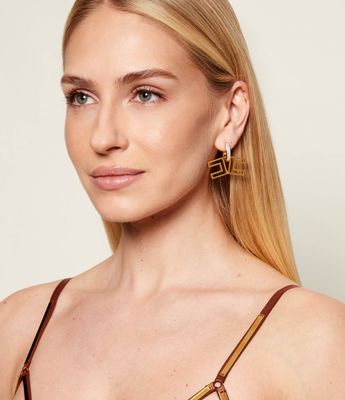 Kolczyki Elisabetta Franchi ze sklepu: Gomez Fashion Store w kategorii: Kolczyki - zdjęcie 874714-BD9-10338_EF261W000032133