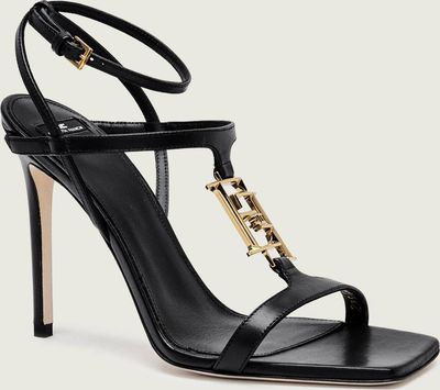 Elisabetta Franchi - Sandały damskie na lato ze sklepu: Gomez Fashion Store w kategorii: Sandały damskie - zdjęcie 874714-BD9-10338_EF261W000035110