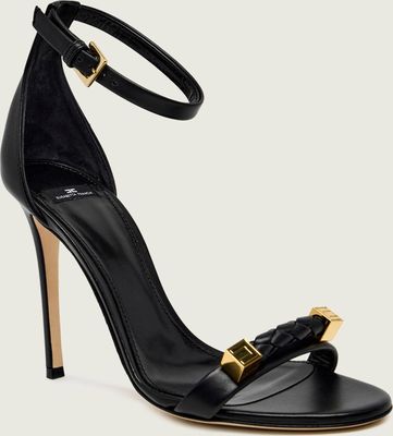 Sandały damskie na lato Elisabetta Franchi ze sklepu: Gomez Fashion Store w kategorii: Sandały damskie - zdjęcie 874714-BD9-10338_EF261W000036110