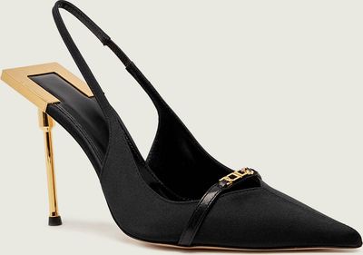 Czółenka na wiosnę Elisabetta Franchi ze sklepu: Gomez Fashion Store w kategorii: Czółenka - zdjęcie 874714-BD9-10338_EF261W000040110