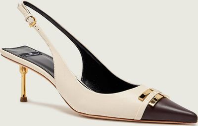 Czółenka na wiosnę Elisabetta Franchi ze sklepu: Gomez Fashion Store w kategorii: Czółenka - zdjęcie 874714-BD9-10338_EF261W000043A95