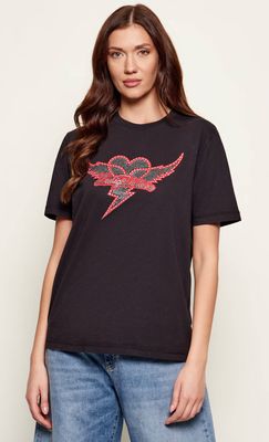 Bluzka damska na lato Zadig&Voltaire ze sklepu: Gomez Fashion Store w kategorii: Bluzki damskie - zdjęcie 874714-BD9-10338_ZV262W000055109