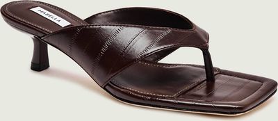 Klapki damskie na lato Marella ze sklepu: Gomez Fashion Store w kategorii: Klapki damskie - zdjęcie 874714-BD9-10338_MA261W000027002