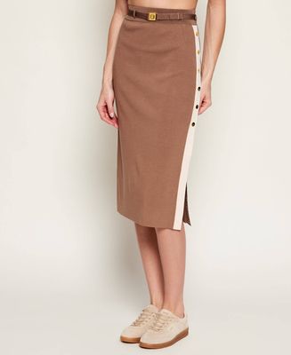 Elisabetta Franchi - Spódnica ze sklepu: Gomez Fashion Store w kategorii: Spódnice - zdjęcie 874714-BD9-10338_EF261W000099E77