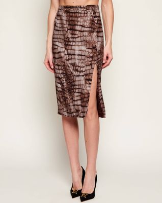 Elisabetta Franchi - Spódnica casual ze sklepu: Gomez Fashion Store w kategorii: Spódnice - zdjęcie 874714-BD9-10338_EF261W000102A07