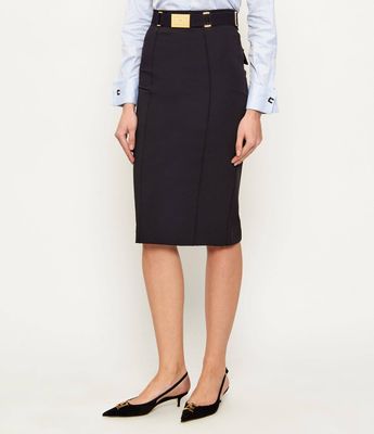 Spódnica na wiosnę Elisabetta Franchi ze sklepu: Gomez Fashion Store w kategorii: Spódnice - zdjęcie 874714-BD9-10338_EF261W000103110