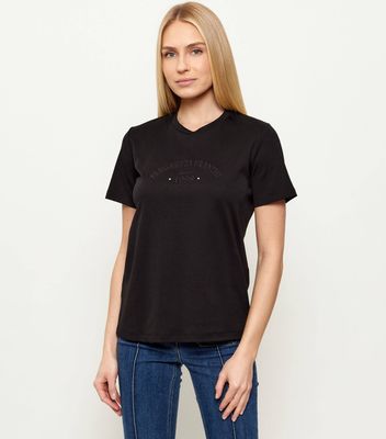 Bluzka damska wiosenna Elisabetta Franchi ze sklepu: Gomez Fashion Store w kategorii: Bluzki damskie - zdjęcie 874714-BD9-10338_EF261W000113110