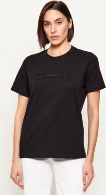 Bluzka damska casual Elisabetta Franchi ze sklepu: Gomez Fashion Store w kategorii: Bluzki damskie - zdjęcie 874714-BD9-10338_EF261W000116110