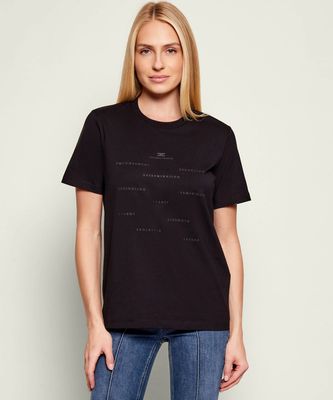 Bluzka damska młodzieżowa Elisabetta Franchi ze sklepu: Gomez Fashion Store w kategorii: Bluzki damskie - zdjęcie 874714-BD9-10338_EF261W000121110