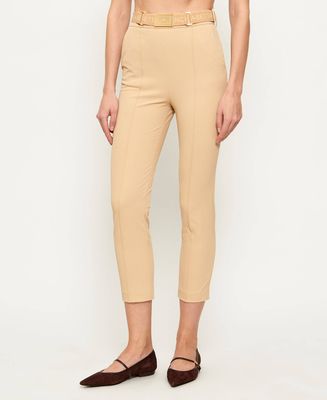 Spodnie damskie wiosenne Elisabetta Franchi ze sklepu: Gomez Fashion Store w kategorii: Spodnie damskie - zdjęcie 874714-BD9-10338_EF261W000132470