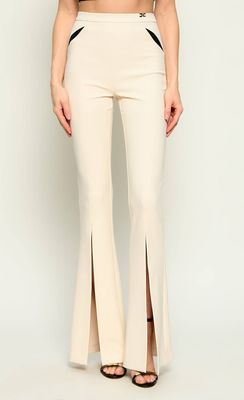 Elisabetta Franchi - Spodnie damskie na wiosnę ze sklepu: Gomez Fashion Store w kategorii: Spodnie damskie - zdjęcie 874714-BD9-10338_EF261W000134084